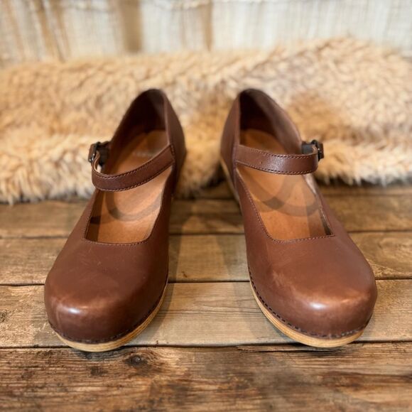 Dansko Women's Lilah Mary Janes in Brown Size 9–9.5/40 - Picture 2 of 6